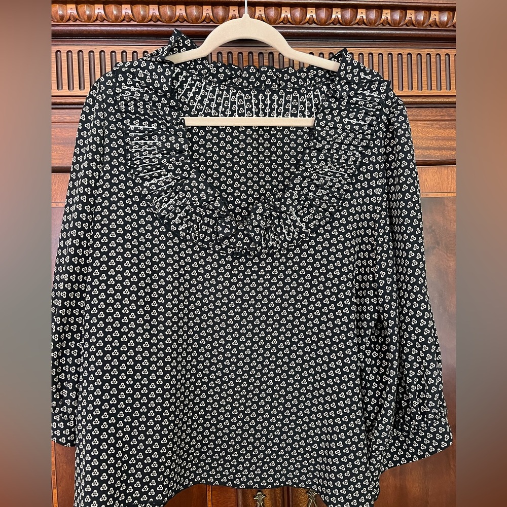 Oscar De La Renta silk blouse